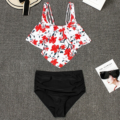 Roseonmyhand Women Two Piece Plus Size Sexy Backless Halter Floral Printed Swimwear Set
Roseonmyhand Women Two Piece Plus Size Sexy Backless Halter Floral Printed Swimwear Set