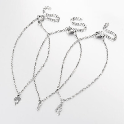 Mixed Shape Stainless Steel Pendant Anklets with Lobster Clasps&End Chains Stainless Steel Color 230x2mm
Mixed Shape Stainless Steel Pendant Anklets with Lobster Clasps&End Chains Stainless Steel Color 230x2mm