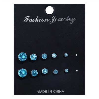5 PairsLot Simple Cubic Alloy Earrings Men Women 6 Claws Round Zircon Ear Nail Ladies Fashion Charm Ear Stud Wedding Jewelry
5 PairsLot Simple Cubic Alloy Earrings Men Women 6 Claws Round Zircon Ear Nail Ladies Fashion Charm Ear Stud Wedding Jewelry