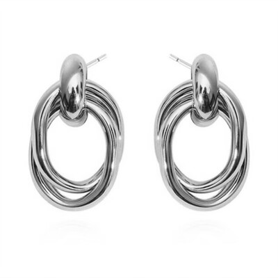 Vintage Drop Dangle Earrings For Women Geometric ZA Metal Statement Earrings Gold Silver Color Twist Round Simple Punk Jewelry
Vintage Drop Dangle Earrings For Women Geometric ZA Metal Statement Earrings Gold Silver Color Twist Round Simple Punk Jewelry