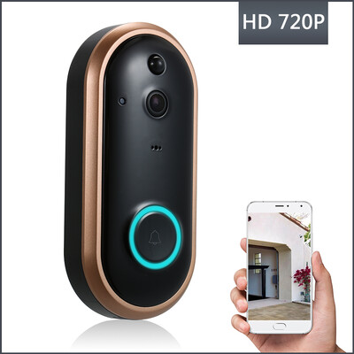 Smart WIFI 720P Security Doorbell with Visual Recording Night Vision PIR Motion Detection Low Power Consumption Phone APP Remote H
Smart WIFI 720P Security Doorbell with Visual Recording Night Vision PIR Motion Detection Low Power Consumption Phone APP Remote H