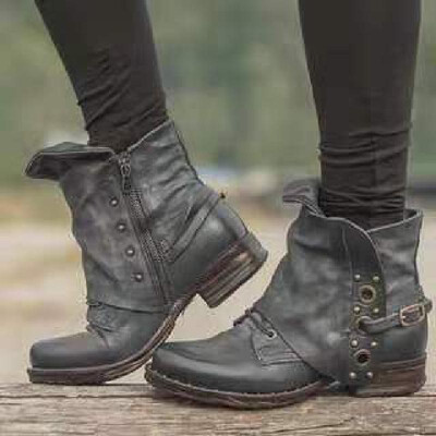2019 autumn&winter new European&American large size womens boots with low heel boots womens belt buckle retro Martin boo
2019 autumn&winter new European&American large size womens boots with low heel boots womens belt buckle retro Martin boo