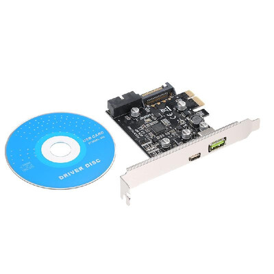 PCI-e to USB31 Type-C Expansion Card PCI-E to USB Fast Charge with 19Pin Front Adapter Card GEN1 5G PCI-express
PCI-e to USB31 Type-C Expansion Card PCI-E to USB Fast Charge with 19Pin Front Adapter Card GEN1 5G PCI-express