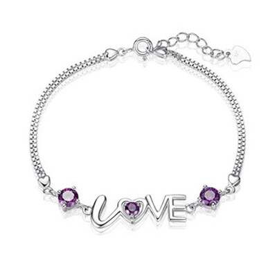 Hot Sale Fashion New Gift Romantic Love Genuine 925 Sterling Silver Bracelets Women Love Double Diamond Heart To Heart Bracelet
Hot Sale Fashion New Gift Romantic Love Genuine 925 Sterling Silver Bracelets Women Love Double Diamond Heart To Heart Bracelet