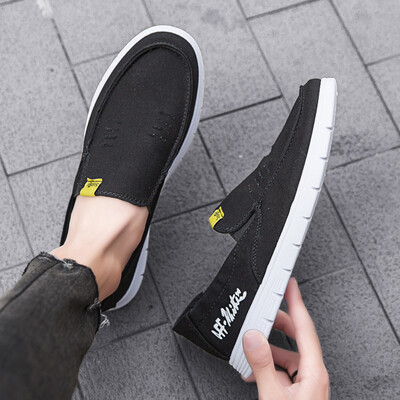 2019 summer new trendy mens canvas shoes mens summer Korean casual shoes a foot pedal lazy shoes
2019 summer new trendy mens canvas shoes mens summer Korean casual shoes a foot pedal lazy shoes