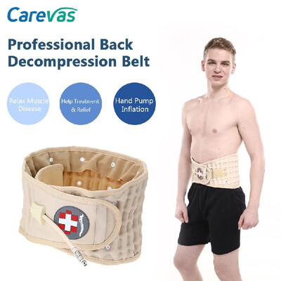 Carevas Back Decompression Belt Lumbar Support Brace Spinal Air Traction Device Back Pain Relief for Degenerative DiscSpinal Sten
Carevas Back Decompression Belt Lumbar Support Brace Spinal Air Traction Device Back Pain Relief for Degenerative DiscSpinal Sten