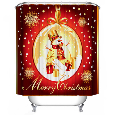 Gobestart Christmas Waterproof Polyester Bathroom Shower Curtain Decor With Hooks New C
Gobestart Christmas Waterproof Polyester Bathroom Shower Curtain Decor With Hooks New C