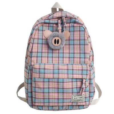 Schoolbag female Korean high school Hyun-a Kim Mori Japanese girl backpack female ins wind super cool pendant ugly cute
Schoolbag female Korean high school Hyun-a Kim Mori Japanese girl backpack female ins wind super cool pendant ugly cute