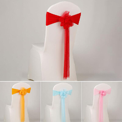 Chair Sash Bow Elastic Chair Ribbon Back Tie Bands for Wedding Party Ceremony Banquet
Chair Sash Bow Elastic Chair Ribbon Back Tie Bands for Wedding Party Ceremony Banquet