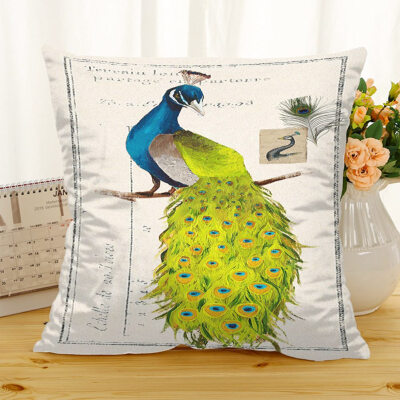 1X Peacock Pillow Case Sofa Bedroom Home Decor Removable And Washable Office Cushion Linen Cushion Cover
1X Peacock Pillow Case Sofa Bedroom Home Decor Removable And Washable Office Cushion Linen Cushion Cover