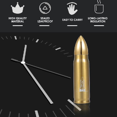 Water Bottle Stainless Steel 500ml Vacuum Insulated Water Bottle Bullet Shape Travel Cup Keep Warm
Water Bottle Stainless Steel 500ml Vacuum Insulated Water Bottle Bullet Shape Travel Cup Keep Warm