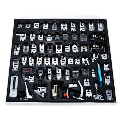 62pcs Professional Domestic Sewing Machine Presser Foot Set Hem Foot Spare Parts Accessories for Brother Singer Feiyue Janome
62pcs Professional Domestic Sewing Machine Presser Foot Set Hem Foot Spare Parts Accessories for Brother Singer Feiyue Janome