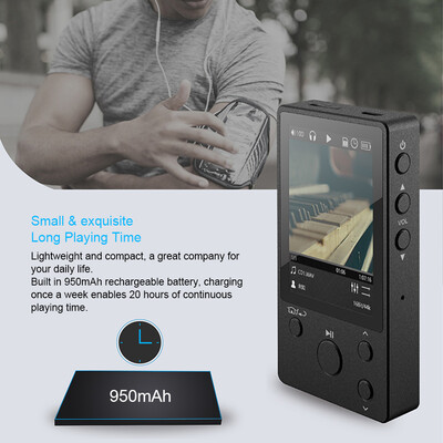 XDuoo NANO D3 8GB HiFi Music Player Lossless Audio Player 20 Inches IPS Display 24Bit192KHz DSD256 Line Out TF Card Slot
XDuoo NANO D3 8GB HiFi Music Player Lossless Audio Player 20 Inches IPS Display 24Bit192KHz DSD256 Line Out TF Card Slot