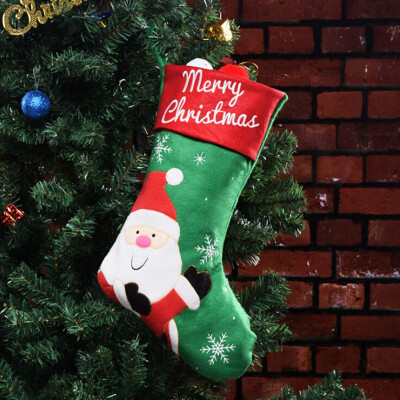 Christmas Stockings Pendant Cloth Ornaments Christmas Santa Claus Candy Gift Bag Xmas Tree Hanging Decor
Christmas Stockings Pendant Cloth Ornaments Christmas Santa Claus Candy Gift Bag Xmas Tree Hanging Decor