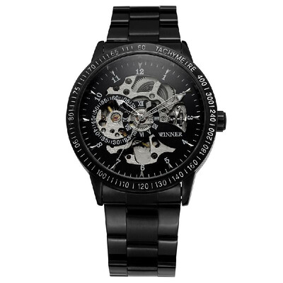 Winner 8085 Men Fashion Automatic Mechanical Business Wrist Watch Luxury Fashion Military Watch Men Skeleton Dial Stainless Steel
Winner 8085 Men Fashion Automatic Mechanical Business Wrist Watch Luxury Fashion Military Watch Men Skeleton Dial Stainless Steel