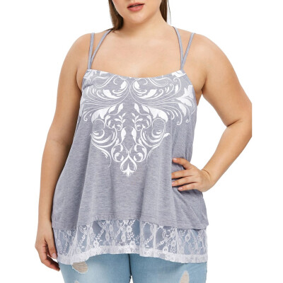 Nomeni Fashion Womens Plus Size Sleeveless Print Lace Shirt Blouse Casual Tank Tops
Nomeni Fashion Womens Plus Size Sleeveless Print Lace Shirt Blouse Casual Tank Tops