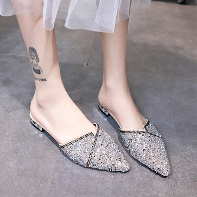 Slipper women outside summer wear Korean version of ulzzang hundred to tie the thick heeled tip of the original Cebu bag half slip
Slipper women outside summer wear Korean version of ulzzang hundred to tie the thick heeled tip of the original Cebu bag half slip
