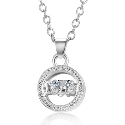 Alloy Cubic Zirconia Pendant Necklaces Letter Love Round Circle Charm Chain Necklace Women Jewelry Collar Female Accessories
Alloy Cubic Zirconia Pendant Necklaces Letter Love Round Circle Charm Chain Necklace Women Jewelry Collar Female Accessories