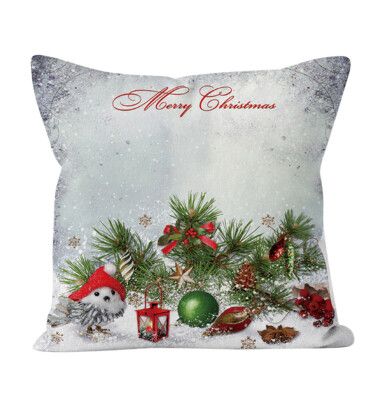 Siaonvr Christmas Linen Square Throw Flax Pillow Case Decorative Cushion Pillow Cover F
Siaonvr Christmas Linen Square Throw Flax Pillow Case Decorative Cushion Pillow Cover F