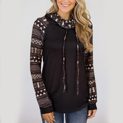 Starmoon Womens Turtleneck Tops Splice Print Shirts Tunic Long Sleeve Pullover Sweatshirt
Starmoon Womens Turtleneck Tops Splice Print Shirts Tunic Long Sleeve Pullover Sweatshirt