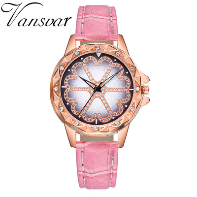 Vansvar Watches Women Quartz Wristwatch Clock Ladies Dress Gift Watches Fashion Rose Flowers Wrist Watch Relogio Feminino 533
Vansvar Watches Women Quartz Wristwatch Clock Ladies Dress Gift Watches Fashion Rose Flowers Wrist Watch Relogio Feminino 533