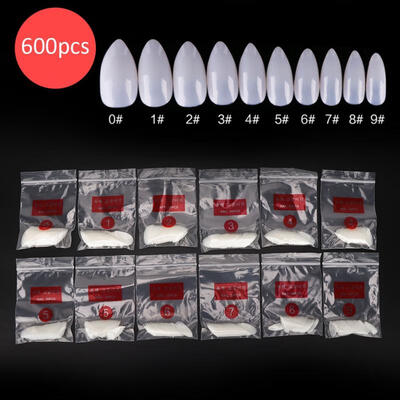 Greensen 600Pcs Professional Pointed Salon False Nail Tips UV Gel Practice Fake Artificial Nails
Greensen 600Pcs Professional Pointed Salon False Nail Tips UV Gel Practice Fake Artificial Nails