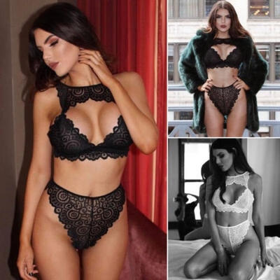 New Women Lace Underwear Bra Panties Sexy Lingerie G-string 2Pcs Nightwear Sleepwear
New Women Lace Underwear Bra Panties Sexy Lingerie G-string 2Pcs Nightwear Sleepwear
