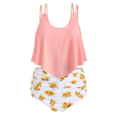Roseonmyhand Women Two Pieces Bathing Suits Top Ruffled With High Waisted Bottom Bikini Set
Roseonmyhand Women Two Pieces Bathing Suits Top Ruffled With High Waisted Bottom Bikini Set