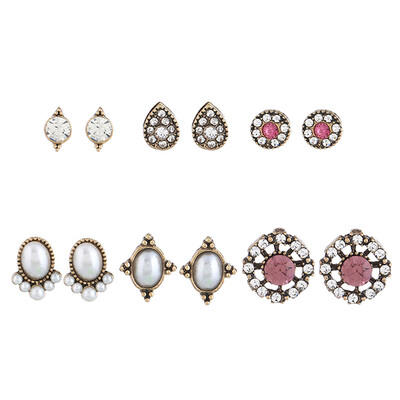 1 Set Exquisite Design Simple Fashion Temperament Immitation Pearl Heart Triangle Charm Stud Earring Set Women
1 Set Exquisite Design Simple Fashion Temperament Immitation Pearl Heart Triangle Charm Stud Earring Set Women