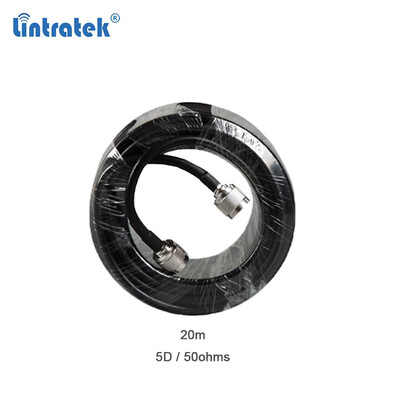 Lintratek High quality 20 meters 50ohms Cable Top Quality 5D Coaxial Cable 20m N Male to N male for Signal Repeater Booster10
Lintratek High quality 20 meters 50ohms Cable Top Quality 5D Coaxial Cable 20m N Male to N male for Signal Repeater Booster10