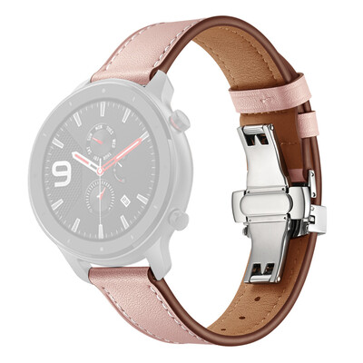 〖Follure〗Butterfly Buckle Leather Wrist Watch Strap Band For AMAZFIT GTR Watch 42mm SL
〖Follure〗Butterfly Buckle Leather Wrist Watch Strap Band For AMAZFIT GTR Watch 42mm SL