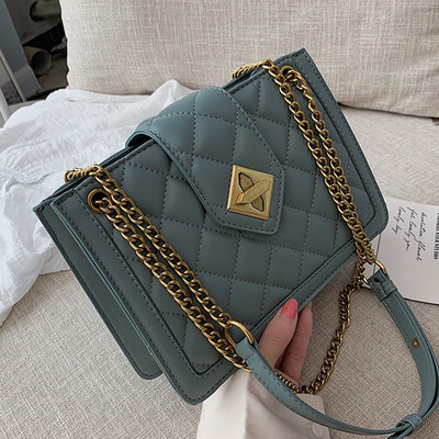 Womens bag 2019 new wave of French minority fashion Joker small breeze chain Lingge shoulder Messenger bag
Womens bag 2019 new wave of French minority fashion Joker small breeze chain Lingge shoulder Messenger bag