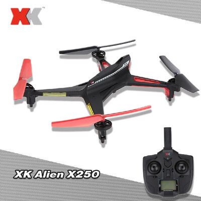 XK Alien X250 24G 4CH 6 Axis RC Quadcopter One Key to Roll Headless Mode One Key to Return
XK Alien X250 24G 4CH 6 Axis RC Quadcopter One Key to Roll Headless Mode One Key to Return