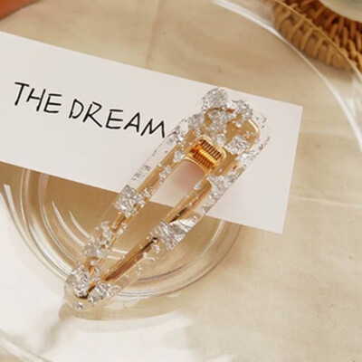 Women Girls Acrylic Hollow Rectangle Hairpins Triangle Hair Clips Barrettes Headband Tin Foil Sequins Hair Accessories
Women Girls Acrylic Hollow Rectangle Hairpins Triangle Hair Clips Barrettes Headband Tin Foil Sequins Hair Accessories