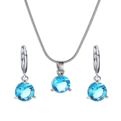 2019 new brand design round multicolor zircon necklace earrings fashion jewelry generous minimalist jewelry sets for women
2019 new brand design round multicolor zircon necklace earrings fashion jewelry generous minimalist jewelry sets for women
