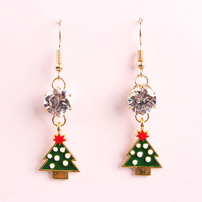 Zircon Fashion Tree Snowflake Inlaid Crystal 2018 United Christmas&Jewelry Christmas States Earrings
Zircon Fashion Tree Snowflake Inlaid Crystal 2018 United Christmas&Jewelry Christmas States Earrings