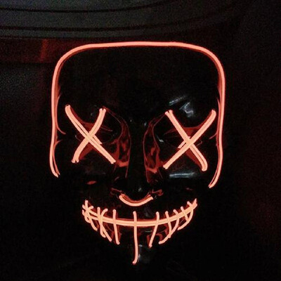 Led Mask Halloween Party Masque Masquerade Masks Neon Maske Light Glow In The Dark Mascara Horror Maska Glowing Masker Purge
Led Mask Halloween Party Masque Masquerade Masks Neon Maske Light Glow In The Dark Mascara Horror Maska Glowing Masker Purge