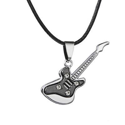 Fashion Stainless Steel Guitar Necklace pendant Jewelry Accessories Pop Music Festival Choker Necklace
Fashion Stainless Steel Guitar Necklace pendant Jewelry Accessories Pop Music Festival Choker Necklace