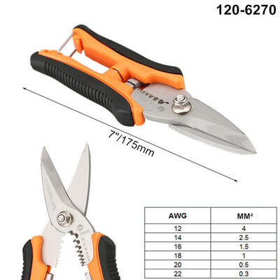 〖Follure〗Multi-function Household Scissors Crimping Pliers Wire Stripper Wire Cutter
〖Follure〗Multi-function Household Scissors Crimping Pliers Wire Stripper Wire Cutter
