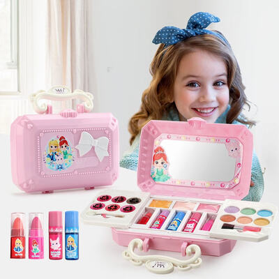 Dress-Up Toy Makeup Cosmetic Mini Box Pretend Play Girls Cosmetics Kit Environmental Toys Beauty Safety Toy for Kids
Dress-Up Toy Makeup Cosmetic Mini Box Pretend Play Girls Cosmetics Kit Environmental Toys Beauty Safety Toy for Kids