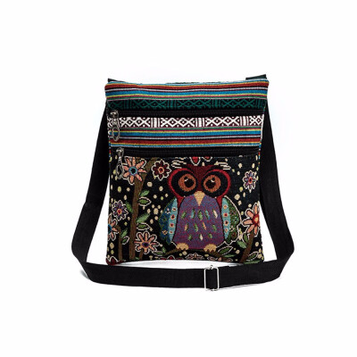 Ethnic Style Women Messenger Bags Cartoon Owl Embroidered Boho Shoulder Bags Ladies Shoulder Bag Bolsa Postman Package YJ
Ethnic Style Women Messenger Bags Cartoon Owl Embroidered Boho Shoulder Bags Ladies Shoulder Bag Bolsa Postman Package YJ