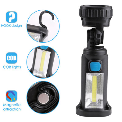 〖Follure〗2in1 COB LED Magnetic Camping Work Inspection Light Hand Torch Lamp With Hook
〖Follure〗2in1 COB LED Magnetic Camping Work Inspection Light Hand Torch Lamp With Hook