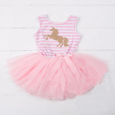 Lovely Girl Infant Baby Striped Tulle Tutu Unicorn Dress Summer Party Princess Dress
Lovely Girl Infant Baby Striped Tulle Tutu Unicorn Dress Summer Party Princess Dress