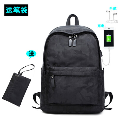 Mens Shoulder Bag Simple Fashion Leisure College Students Bookbag Computer Han Chao Brand Large Capacity Travel Backpack
Mens Shoulder Bag Simple Fashion Leisure College Students Bookbag Computer Han Chao Brand Large Capacity Travel Backpack