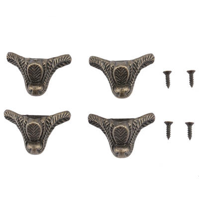 Greensen 4pcs Antique Beast Shape Jewelry Chest Wood Box Decorative Feet Leg Corner Protector
Greensen 4pcs Antique Beast Shape Jewelry Chest Wood Box Decorative Feet Leg Corner Protector