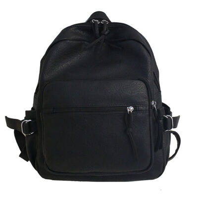 Korean version of soft leather shoulder bag stylish casual simple pu leather lady backpack bag bag
Korean version of soft leather shoulder bag stylish casual simple pu leather lady backpack bag bag