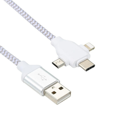 US 3 in 1 Charging Cable Data Cable 2A with Micro USBType-cLightning for iPhone Xiaomi Huawei Samsung Nylon Braided Multiple USB
US 3 in 1 Charging Cable Data Cable 2A with Micro USBType-cLightning for iPhone Xiaomi Huawei Samsung Nylon Braided Multiple USB