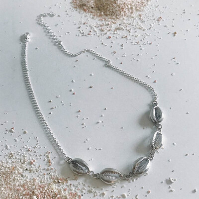 Boho Fashion Jewelry Irregular Oval Shaped Golden Ball Silver Shell Necklace for Women Shell Beach Chocker Necklaces
Boho Fashion Jewelry Irregular Oval Shaped Golden Ball Silver Shell Necklace for Women Shell Beach Chocker Necklaces