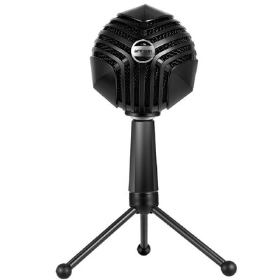 ammoon GM-888 USB Condenser Microphone Ball-shaped Mic with Desktop Mini Metal Tripod Stand for PC Laptop Playing Games Computer
ammoon GM-888 USB Condenser Microphone Ball-shaped Mic with Desktop Mini Metal Tripod Stand for PC Laptop Playing Games Computer
