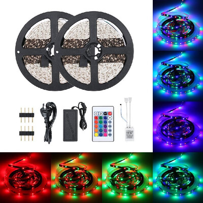 DC12V 48W 10 Meters 600 LED RGB Strip Light with Sensitive IR24 Keys Remote Control Controller Supported Flash Strobe Fade Smoo
DC12V 48W 10 Meters 600 LED RGB Strip Light with Sensitive IR24 Keys Remote Control Controller Supported Flash Strobe Fade Smoo